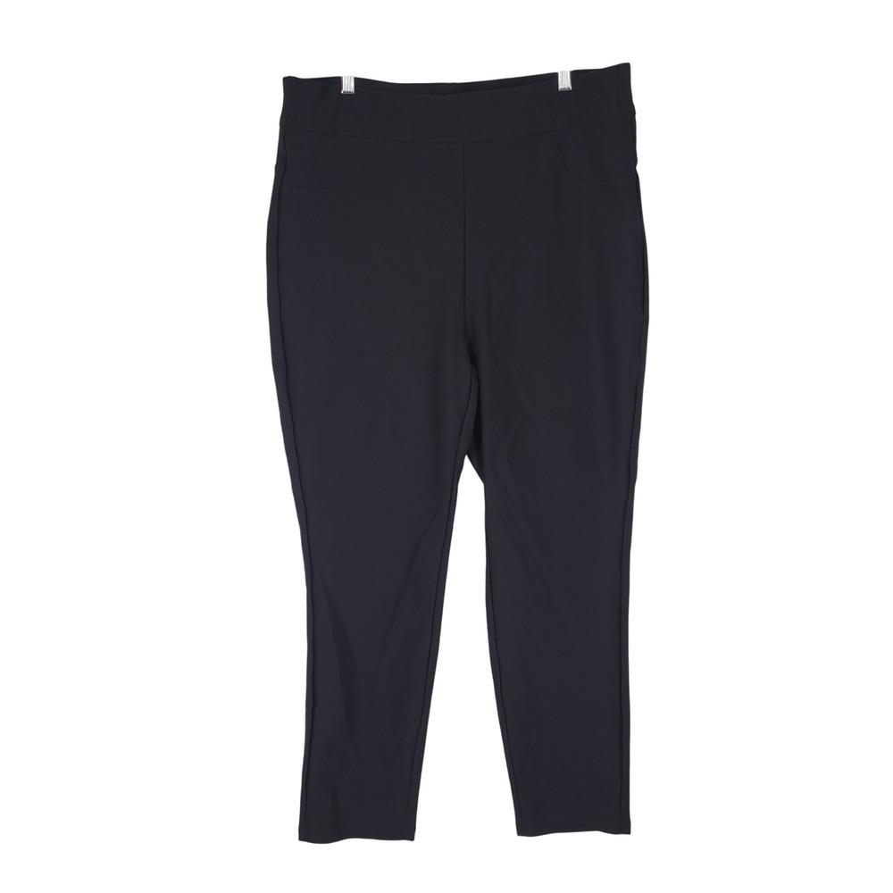 Honeylove EverReady Pant Women 3X Black High Waisted Shaping Tapered Trousers